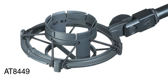 AUDIO-TECHNICA AT8449A SHOCK MOUNT Elastic, for 4040, AT4050, AT4050ST