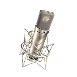 NEUMANN U 87 AI STUDIO SET MICROPHONE KIT With EA 87 elastic suspension, nickel