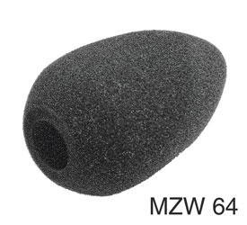 SENNHEISER MZW 64 WINDSHIELD For K 6 / K 6-P with ME 62/ME 64 microphone, foam