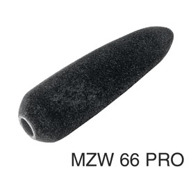 SENNHEISER MZW 66 PRO WINDSHIELD For K 6 / K6-P with ME 66 microphone, veloured foam