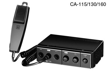 TOA CA-160 MOBILE MIXER AMPLIFIER 60W/4. 60W/8, 12V DC, with microphone