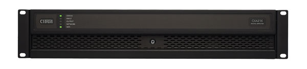 CLOUD CXA21K POWER AMPLIFIER 4-channel, 2000W, Hi-Z/Lo-Z per output, power sharing, 2U