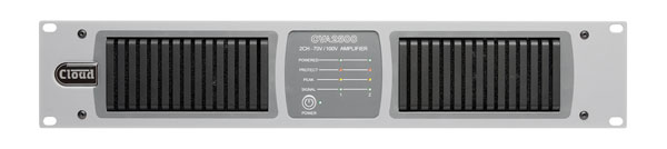 CLOUD CVA2500 POWER AMPLFIER 2x 500W, Hi-Z/Lo-Z per output, internal DSP, 2U