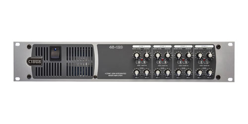 CLOUD 46-120 ZONE AMPLIFIER 4-zone, 4x 120W/4, 6x line/2x mic