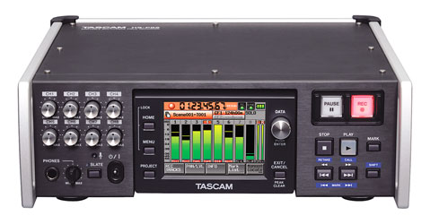 TASCAM HS-P82 PORTABLE RECORDER For compact flash, 8x channel, AES/EBU, SMPTE timecode, phantom