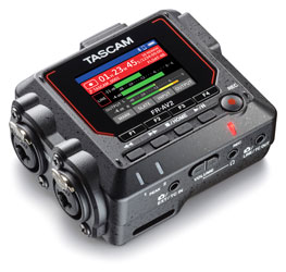 TASCAM FR-AV2 FIELD RECORDER Portable, 2-channel, 32-bit float recording, microSD/SDHC/SDXC