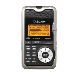 TASCAM DR-2D PORTABLE RECORDER For SD / SDHC card, 2x inbuilt microphone, mic in, line in