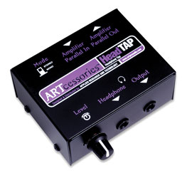 ART HEADTAP HEADPHONE AMPLIFIER 6.35mm jack amplifier input/output, 6.35mm jack output, passive