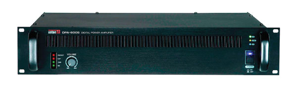 INTER-M DPA600S POWER AMPLIFIER 1x 600W, AC or DC powered, terminal outputs, 2U