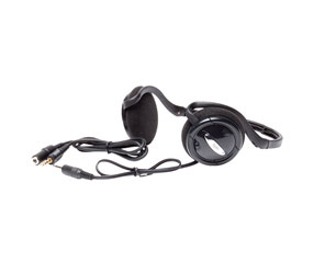 LISTEN TECHNOLOGIES LA-403 HEADPHONES Dual ear, behind-the-head, 3.5mm TRS jack, dark grey