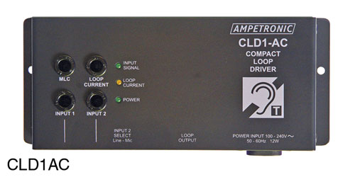 AMPETRONIC CLD1AC LOOP DRIVER Compact, AC power, no microphone, no loop