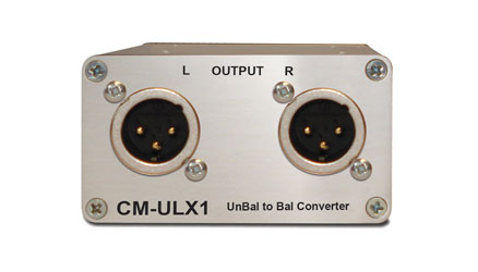 SONIFEX CM-ULX1 PRO-INTERFACE Passive, unbalanced RCA phono to balanced XLR