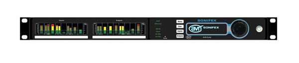 SONIFEX AVN-PA8D AUDIO INTERFACE AES67 AoIP, 8x stereo analogue I/O, TFT display, D-type