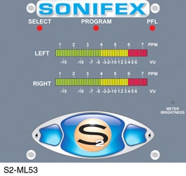 SONIFEX S2 MIXER S2-ML53 LED Stereo bar graph meter