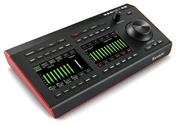 FOCUSRITE REDNET R1 REMOTE Desktop, dual LCD display, Dante enabled talkback