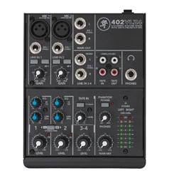 MACKIE 402VLZ4 MIXER 4-Channel, 2x mono mic/line, 1x stereo in