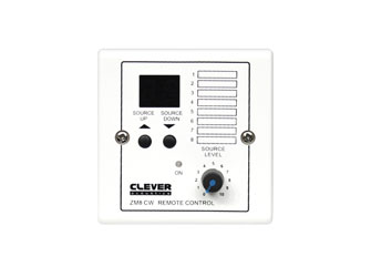 CLEVER ACOUSTICS ZM8 CW REMOTE CONTROL PLATE Source select