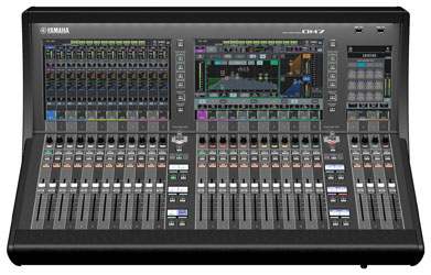 YAMAHA DM7 DIGITAL MIXING CONSOLE 28x faders, 32x16 analogue I/O, 144x144 Dante I/O