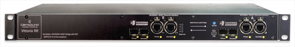 GLENSOUND VITTORIA RR INTERFACE Network bridge, redundant power, Ravenna to Ravenna