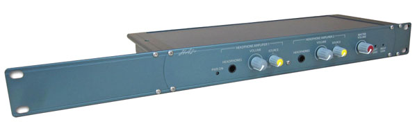 GLENSOUND HA2+ HEADPHONE AMPLIFIER Rackmount, two amplifiers, stereo/mono