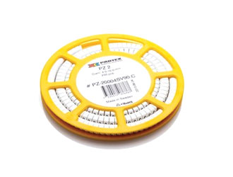 PARTEX CABLE MARKER PA2/4 Cable Marker Indent "0", white, 250 disc, PA-20004SV90.0 (EX DEMO)