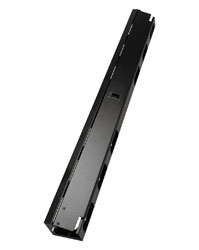 LANDE CABLE MANAGEMENT PANEL Vertical, Solid, for 800w ES362, ES462 rack, 32U, black (pair)