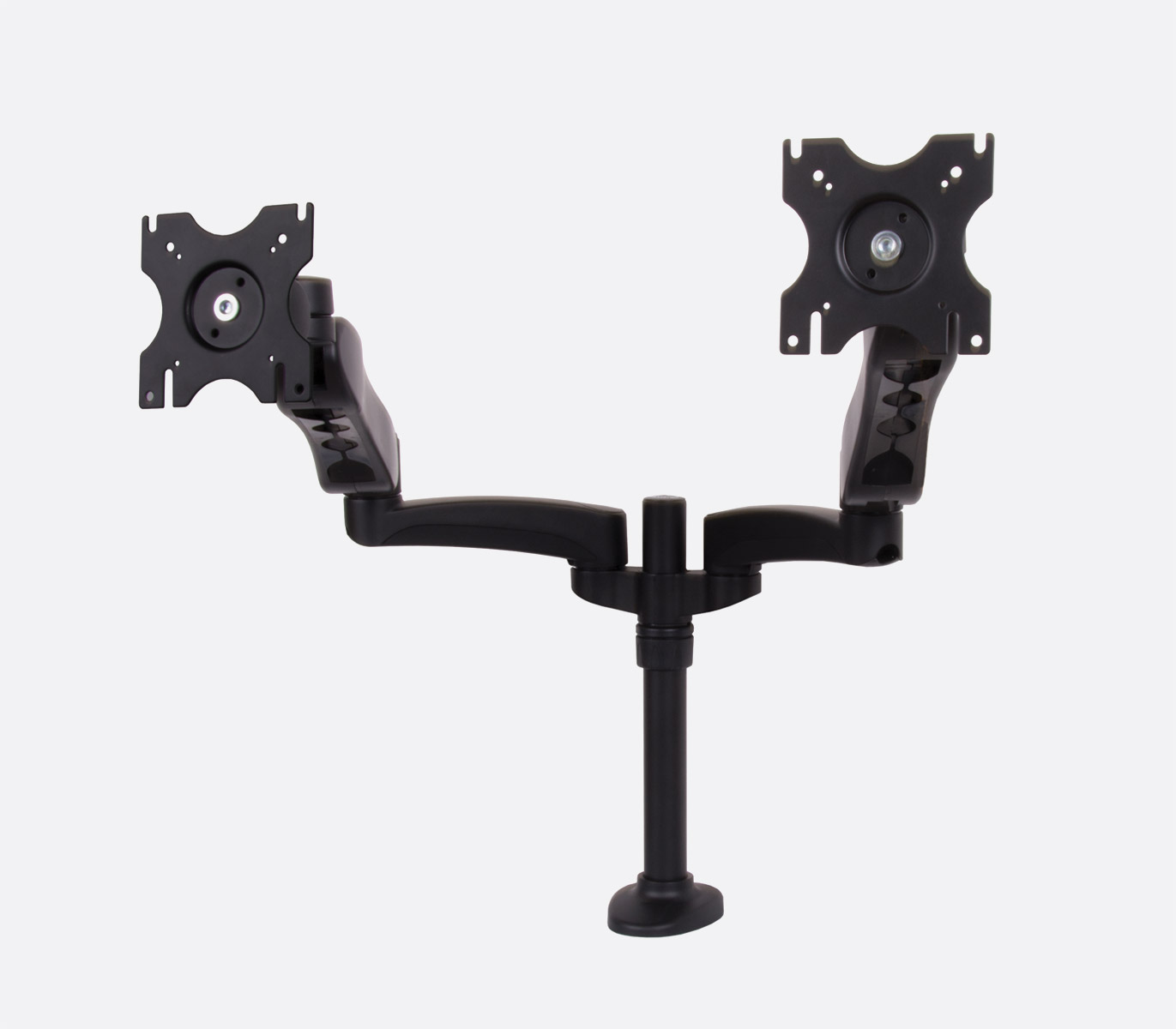 Dual Monitor Desk Stand w/ Articulating Arms – Mount-It!