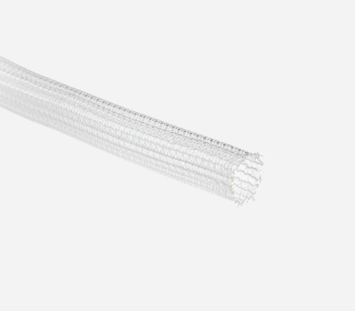 PET Expandable Braided Sleeving - 6mm (1/4″) Diameter - 10m- White