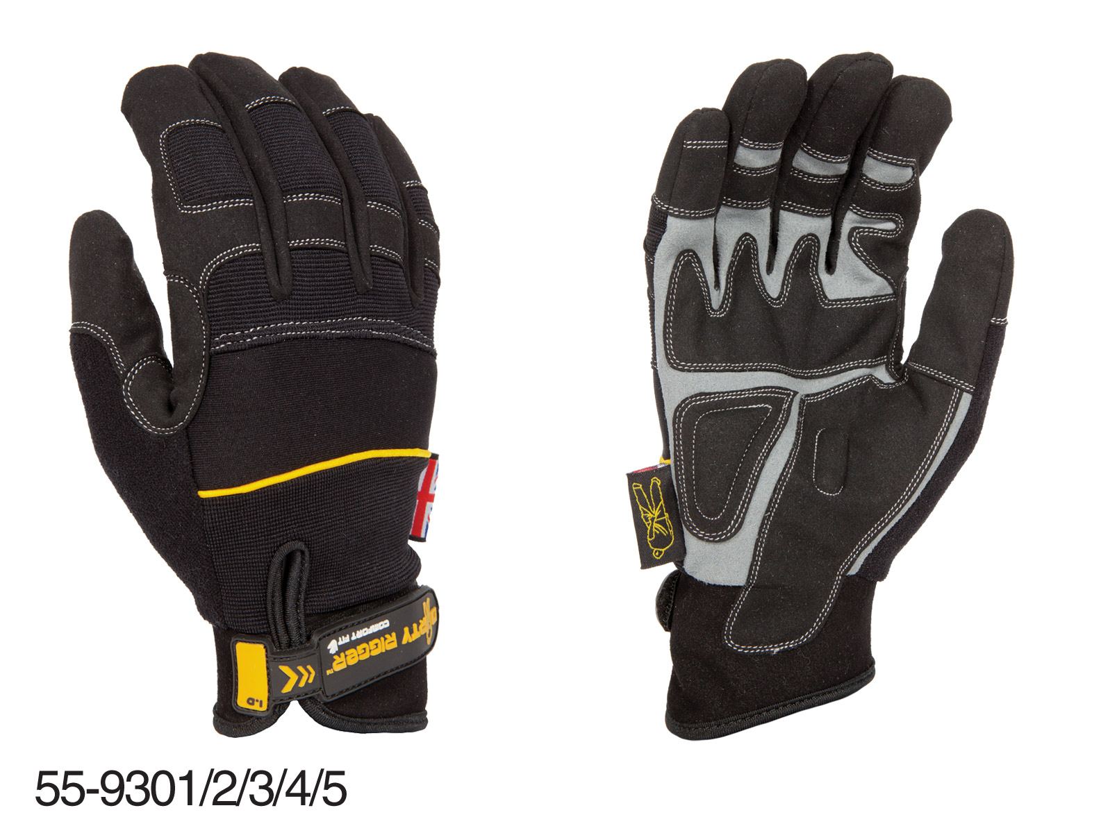 DIRTY RIGGER COMFORT FIT GLOVES Full handed, medium (pair)