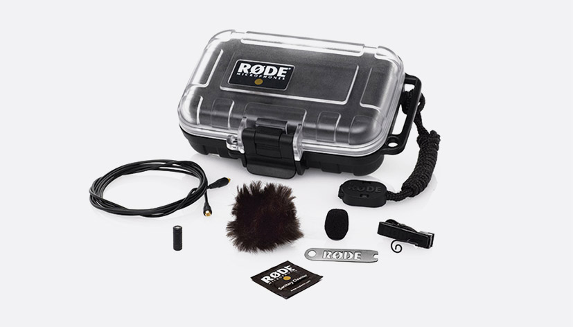 RODE MICROPHONES - Miniature lavalier, clip-on, pin-mount