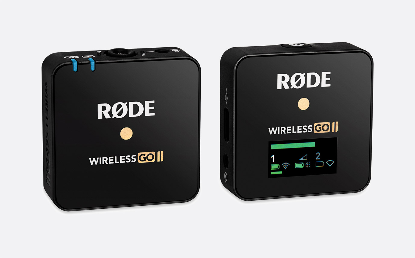 RODE WIRELESS GO II RADIOMIC SYSTEM Single transmitter, compact, clip-on,  2.4GHz, black