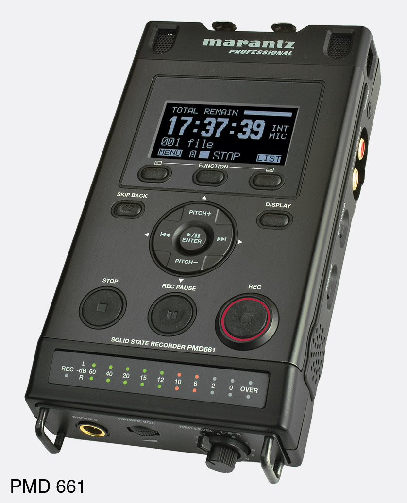 MARANTZ PMD 661 PORTABLE RECORDER For SD card, SDHX card flash media