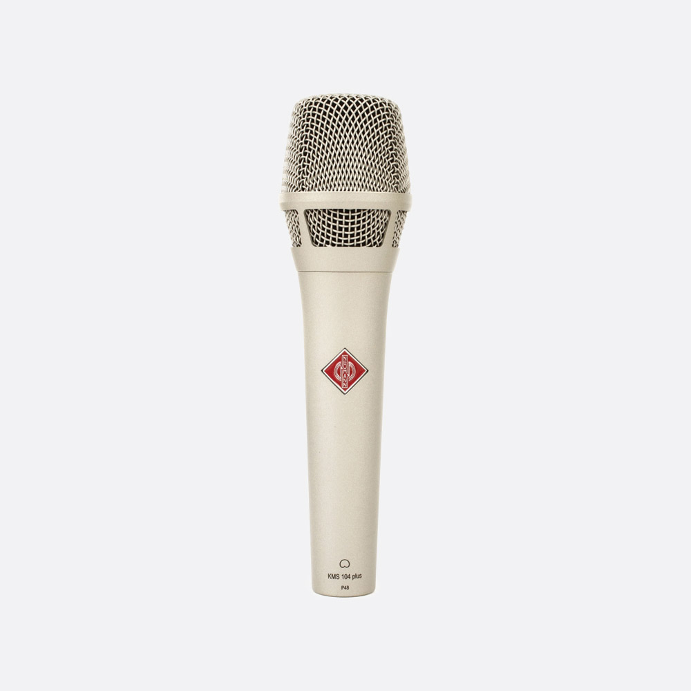 NEUMANN KMS 104 PLUS MICROPHONE Vocal, handheld, condenser, cardioid,  extended LF, nickel