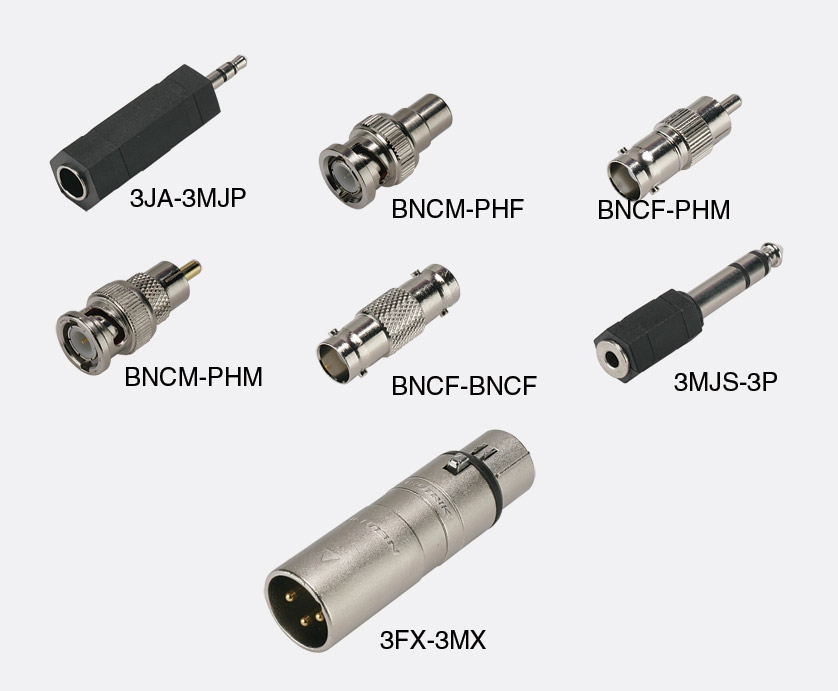 ADAPTER 3MX-3P 3-pin XLR male - 3-pole 6.35mm jack plug