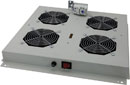 LANDE ROOF FAN TRAY 4 fans, on/off switched, with thermostat, for ES362, ES462 rack, grey