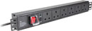 CANFORD ES7880706-T PDU, horizontal, 6-way, UK, surge protected