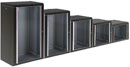 LANDE PROLINE PR20U6045-BL WALL RACK CABINET 20U, 450d, with glass door, black