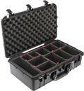 PELI 1555 AIR CASE Internal dimensions 584x324x191mm, with TrekPak, black