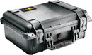 PELI 1450 PROTECTOR CASE Internal dimensions 374x260x154mm, with padded dividers, black