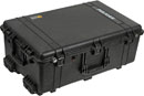 PELI 1650 PROTECTOR CASE Internal dimensions 722x442x270mm, with padded dividers, wheeled, black