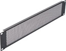 CANFORD RACKVENT Rack ventilation panel 2U, steel, perforated, black painted