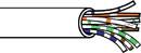 CW SERIES - UNSCREENED SOLID CONDUCTOR MULTIPAIR TELECOMS CABLE