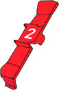 RETROFIT CABLE MARKERS PC36.2, red (strip of 32)