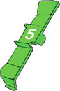 RETROFIT CABLE MARKERS PC36.5, green (strip of 32)