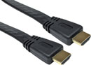 HDMI CABLE High speed with Ethernet, flat cable, 2 metres