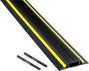 D-LINE FC83H MEDIUM DUTY FLOOR CABLE PROTECTOR 1-channel, 1800x83x14mm, black/yellow