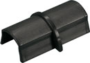 D-LINE CP3015B 1/2-ROUND SMOOTH-FIT COUPLER, For 30 x 15mm trunking, black