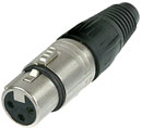 NEUTRIK NC3FX XLR Female cable connector, nickel shell, silver contacts