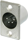 NEUTRIK NC4MP XLR Male panel