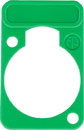 NEUTRIK DSS-5 XLR D-SERIES LABEL HOLDER Green